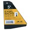 Lineco/University Products Self-Stick Easel-Backs, Black, 5/Pkg., 5&#x22;